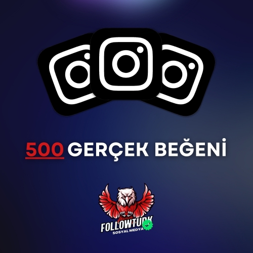  GARANTİLİ INSTAGRAM 500 GERÇEK BEĞENI